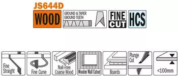 CMT Orange Tools JS644D-5 Stichs&auml;gebl&auml;tter f&uuml;r Holz (JS644D-5)