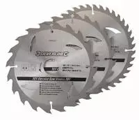 Silverline - Hartmetall-kreiss&auml;gebl&auml;tter Mit 20, 24 Und 40 Z&auml;hnen, 3er-pckg....