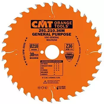 CMT Orange Tools Kreiss&auml;geblatt L&auml;ngs-/Querschnitt HW 210x2,8/1,8x30 Z36 ATB (291.210.36M)