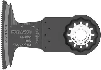 Projahn Tauchs&auml;geblatt Holz & Metall BIM Starlock U-Shape 65x40mm