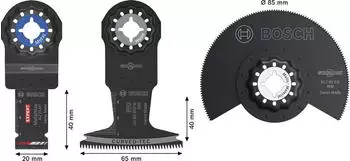 Bosch Hartholz- und Metall-Set, 3-tlg., 132x103mm (2608669101)