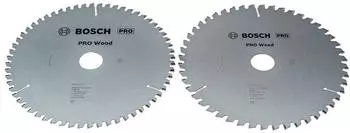 Bosch Pro Wood Kreiss&auml;geblatt 216mm, 2er-Pack (2608644736)