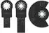 Bosch Multitool-Sägeblätter Set Holz und Weichmetall, 3-teilig (2608669333)