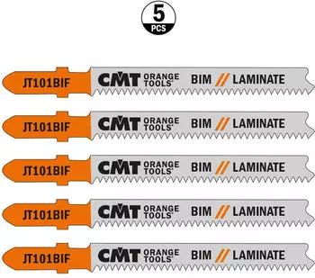 CMT Orange Tools JT101BIF-5 Stichsägeblätter für Holz, 5er-Pack (JT101BIF-5)