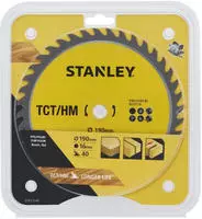 Stanley - Zubeh&ouml;r Sta13145- Xj Tct Klinge, Diam 190 X 16 Mm 40 Positive Z&auml;hne Atb