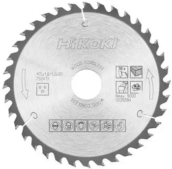Hikoki Kreissägeblatt Holz 165x30/20mm 36 Zähne (752413)