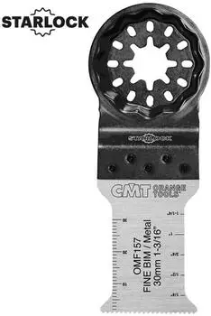 CMT Orange Tools OMF157 BIM Oszillationsblatt für Metall Feinschnitt 30mm (OMF157-X50)