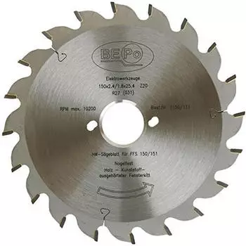 BEPo HM-S&auml;geblatt f&uuml;r Fensterfugenschneider FFS150/151, Holz & Kitt (1150/111)
