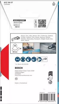 Bosch ACZ105ET Expert Carbide Multitool-S&auml;geblatt Multimaterial (2608902059)