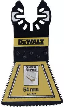 DeWalt DT20773-QZ Bi-Metall 3-seitiges Multitool-S&auml;geblatt 54mm (DT20773-QZ)
