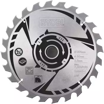 Ryobi SB254T24A1 HM-Kreiss&auml;geblatt &Oslash;254mm, 24Z, Bohrung 30mm (5132002621)