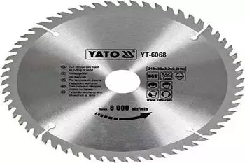 Yato Kreissägeblatt 210x30mm 60Z HM/TCT (YT-6068)