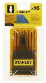 Stanley Stichsägeblatt-Set HCS/HSS, T-Schaft, Holz & Metall, 16-teilig (STA28160-XJ)