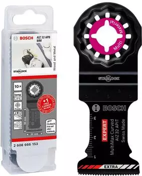 Bosch Zubeh&ouml;rsatz 10x AIZ 32 APB + 1x Expert MultiMax AIZ 32 APIT Multitool (2608666153)