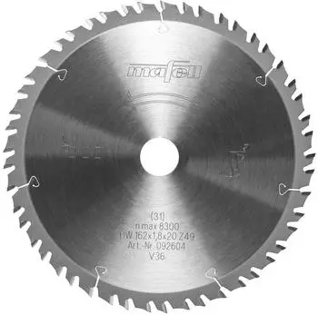 Mafell KSB-WF162 GT S&auml;geblatt &Oslash;162mm Z49 (092604)