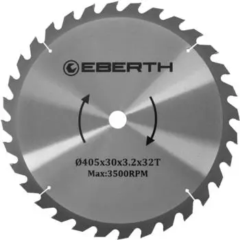 Eberth Kreiss&auml;geblatt Hartmetall f&uuml;r Holz, 405mm, 32 Z&auml;hne (LS4-405X32T)