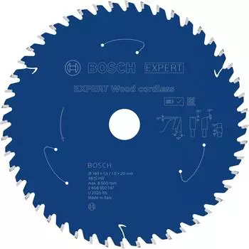 Bosch EXPERT Wood Kreiss&auml;geblatt 160x20mm, 48 Z&auml;hne (2608902147)