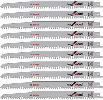 Bosch S 1531 L S&auml;bels&auml;geblatt Top for Wood, 10er-Pack (S1531L-10)
