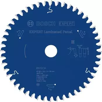 Bosch EXPERT Laminated Panel Kreiss&auml;geblatt 165x1,8x20mm Z48 (2608902214)
