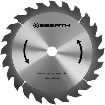 Eberth Kreiss&auml;geblatt 315mm &Oslash;, 24 Z&auml;hne, Hartmetall, 30mm Bohrung (LS1-SB-315X24T)