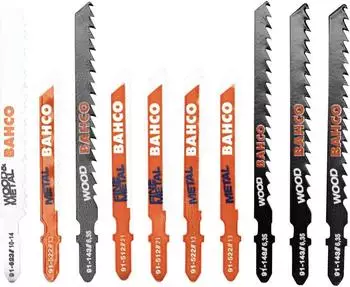 Bahco Stichsägeblätter-Satz für Holz und Metall, 10-tlg (91-MIXED-10P)
