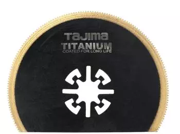 Tajima S&auml;geblatt 80mm HSS Titan, Multitool-Aufnahme, Holz/Kunststoff/Metall (MHS80)