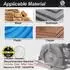 LuxusKollektion Kreissägeblatt 165mm, 60 Zähne, Holz/Alu/Kunststoff, 3er-Pack