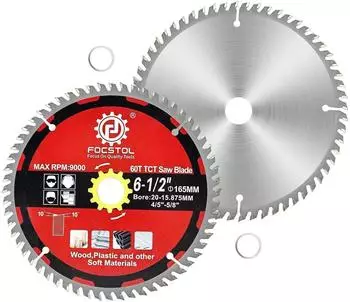 LuxusKollektion Kreiss&auml;geblatt Holz/Kunststoff 165mm, 60 Z&auml;hne