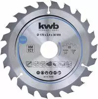 kwb 585457, kwb Kreiss&auml;geblatt HM Mittel &Oslash; 170x30 Z22 (585457)