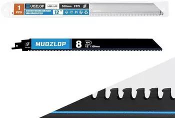 LuxusKollektion S&auml;bels&auml;geblatt Hartmetall 300mm 8TPI f&uuml;r Stahl & Gusseisen