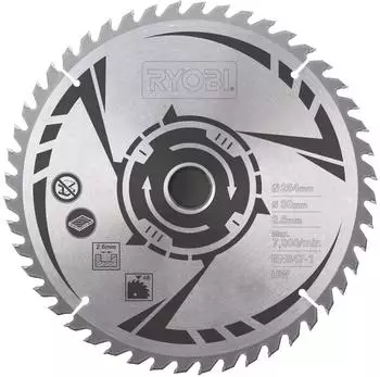 Ryobi SB254T48A1 Kreiss&auml;geblatt 254mm 48Z HM f&uuml;r Holz (5132002622)