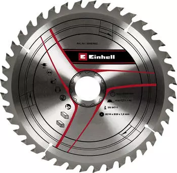 Einhell HM-D&uuml;nnschnitt-Kreiss&auml;geblatt &Oslash; 210mm, 40Z, 1,8mm (49587852)