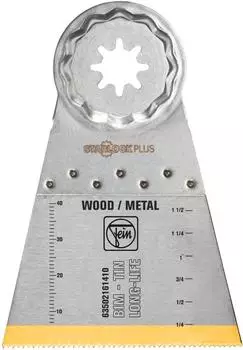 Fein E-Cut Bi-Metall S&auml;geblatt mit TiN-Beschichtung, 3 Stk. (63502161420)
