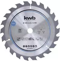 kwb 586157, Kwb 586157 Hartmetall Kreiss&auml;geblatt 184 x 16mm 1St.