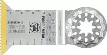 Fein E-Cut Bi-Metall Sägeblatt TiN-Beschichtung 28x55mm Starlock, 5 Stück (63502222430)