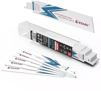 LuxusKollektion S&auml;bels&auml;gebl&auml;tter Bi-Metall 150mm 14+18 TPI f&uuml;r Metall, 25-tlg.