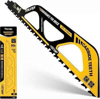 LuxusKollektion S&auml;bels&auml;geblatt Hartmetall 300mm f&uuml;r Porenbeton & Ziegel