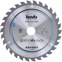 kwb 588257, Kwb 588257 Hartmetall Kreiss&auml;geblatt 216 x 30mm 1St.