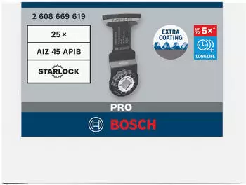 Bosch AIZ 45 APIB PRO Tauchs&auml;geblatt 45x45mm, 25-tlg. (2608669619)