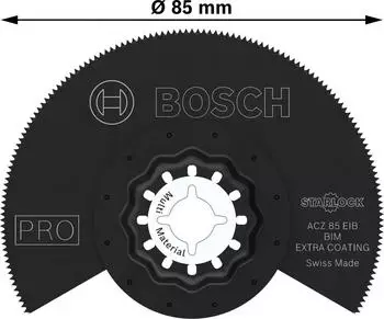 Bosch ACZ 85 EIB Segmentsägeblatt BiM 85mm, 10-tlg. (2608669087)