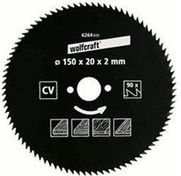 Wolfcraft CV-Kreissägeblatt 190 x 16 x 2,4 mm 100Z (6275000)