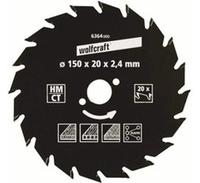 WOLFCRAFT 6364000, Wolfcraft 6364000 Hartmetall Kreiss&auml;geblatt 150 x 20 mm