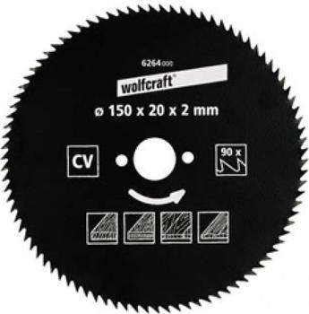 Wolfcraft CV-Kreissägeblatt 160 x 20 x 2,0 mm 100Z (6268000)