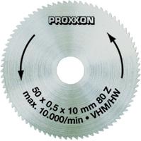 Proxxon - Kreiss&auml;geblatt, Hartmetall (vollmaterial), 50 Mm (80 Z&auml;hne) - 28011