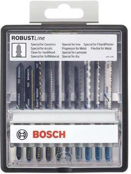 Bosch Robust Line Stichsägeblatt-Set Top Expert T-Schaft (10-tlg.) (2 607 010 574)