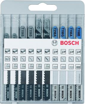 Bosch Stichsägeblatt-Set Wood/Metal Basic 10-tlg. (2607010630)