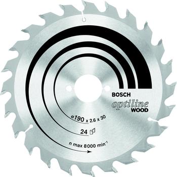Bosch Optiline Wood Kreissägeblatt 230 x 30 x 2,8 mm 48 WZ (2 608 640 629)