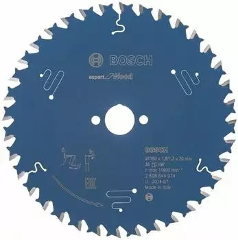 Bosch Expert for Wood 160 x 20 x 1,8 mm, 36 (2608644014)
