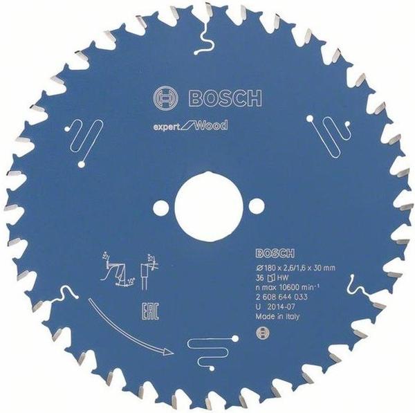 Bosch Expert for Wood 180 x 30 x 2,6 mm, 36 (2608644033)