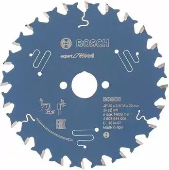 Bosch Expert for Wood 130 x 20 x 2,4 mm, 24 (2608644006)